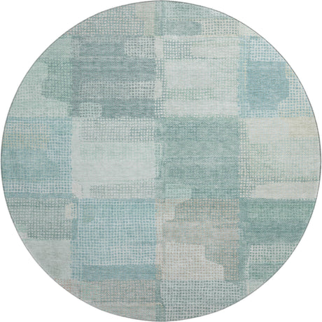 Dalyn Ravenna RN10 Teal Rug round rug