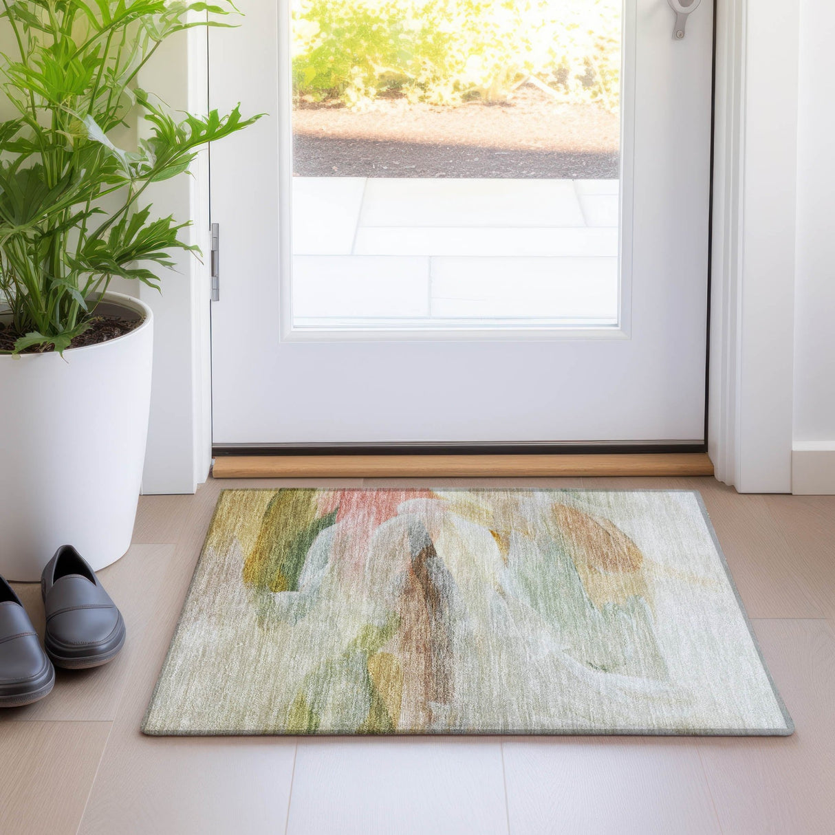 Dalyn Ravenna RN11 Linen Rug shown in a room