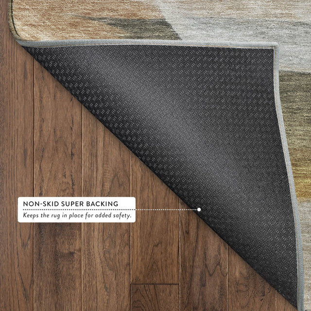 Dalyn Ravenna RN11 Taupe Rug backing detail