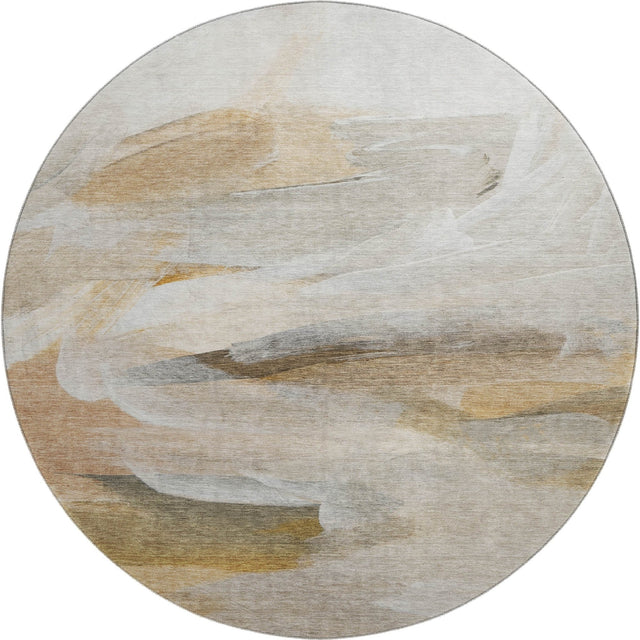 Dalyn Ravenna RN11 Taupe Rug round rug