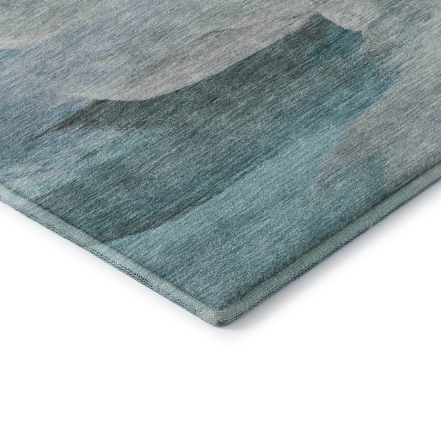 Dalyn Ravenna RN11 Teal Rug corner detail