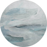 Dalyn Ravenna RN11 Teal Rug round rug