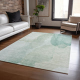 Dalyn Ravenna RN12 Aqua Rug shown in a room