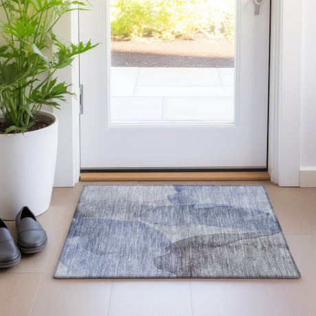 Dalyn Ravenna RN12 Blue Rug shown in a room