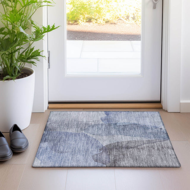 Dalyn Ravenna RN12 Blue Rug shown in a room