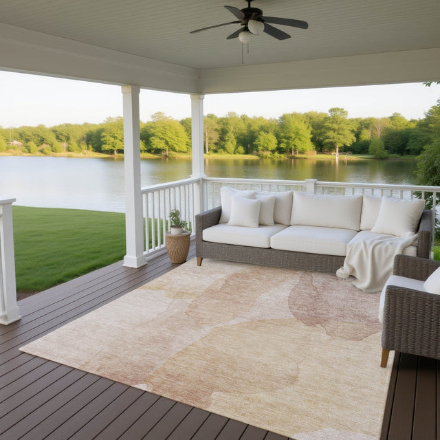 Dalyn Ravenna RN12 Coral Rug outdoor lifestyle image