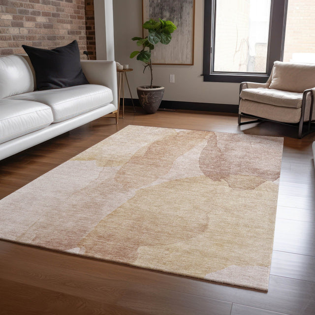Dalyn Ravenna RN12 Coral Rug shown in a room