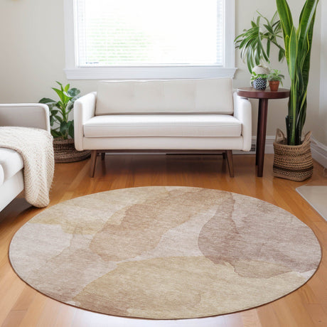 Dalyn Ravenna RN12 Coral Rug shown in a room