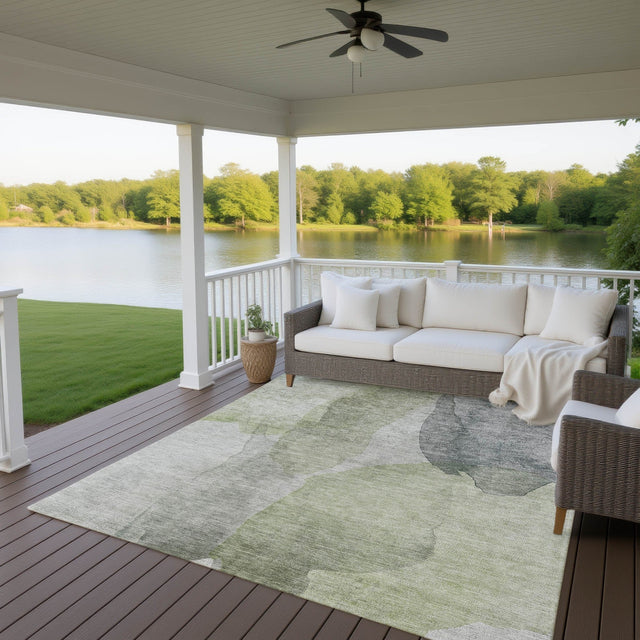 Dalyn Ravenna RN12 Fern Rug outdoor lifestyle image