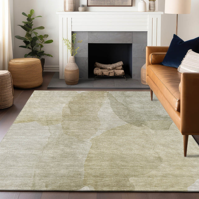 Dalyn Ravenna RN12 Putty Rug shown in a room