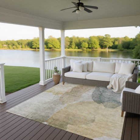 Dalyn Ravenna RN12 Wheat Rug outdoor lifestyle image