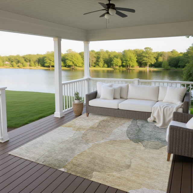 Dalyn Ravenna RN12 Wheat Rug outdoor lifestyle image