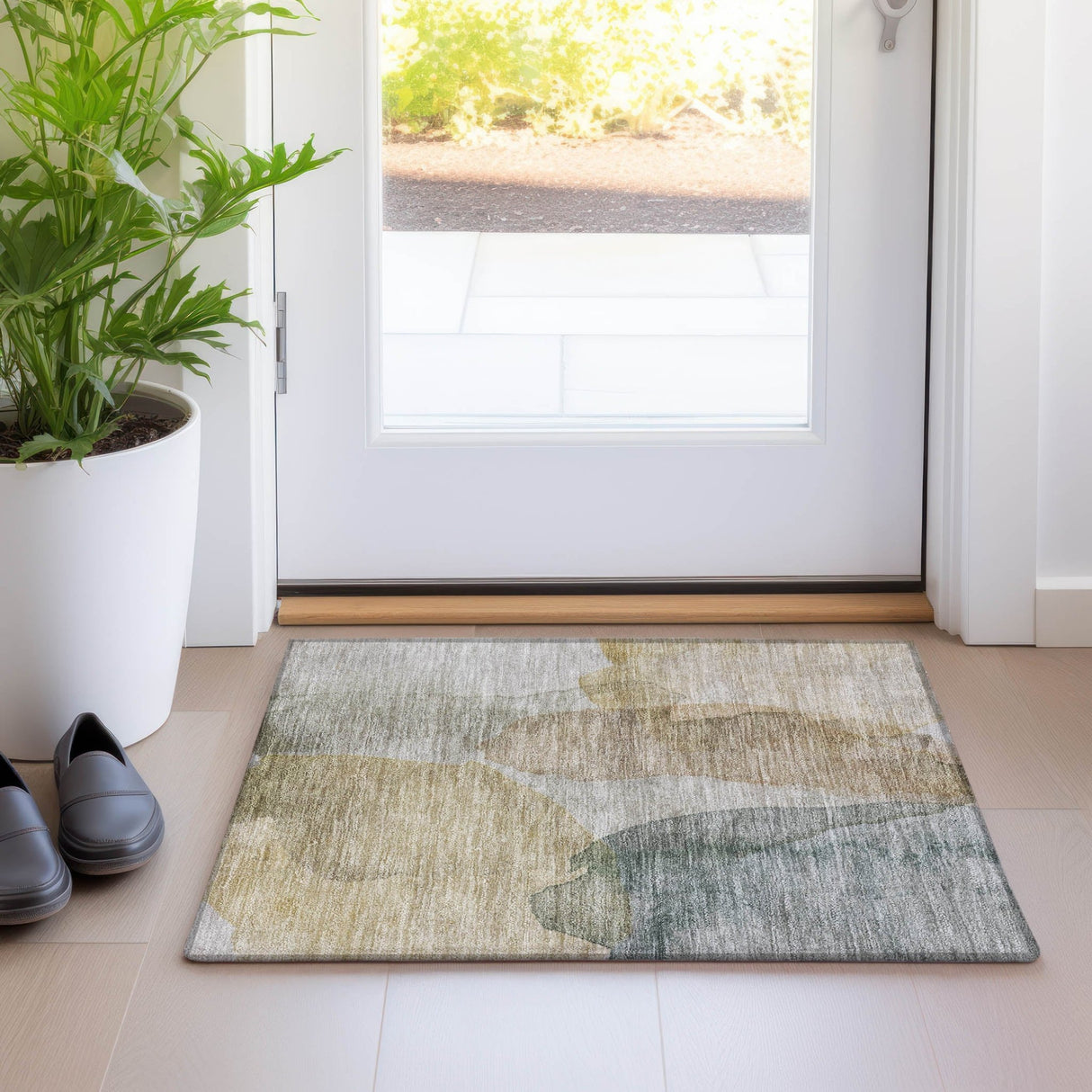 Dalyn Ravenna RN12 Wheat Rug shown in a room