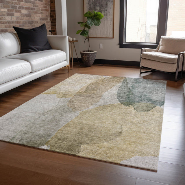 Dalyn Ravenna RN12 Wheat Rug shown in a room