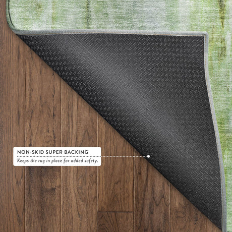 Dalyn Ravenna RN2 Aloe Rug backing detail