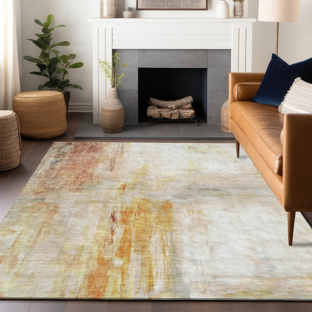 Dalyn Ravenna RN2 Paprika Rug shown in a room