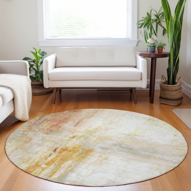 Dalyn Ravenna RN2 Paprika Rug shown in a room