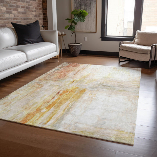 Dalyn Ravenna RN2 Paprika Rug shown in a room