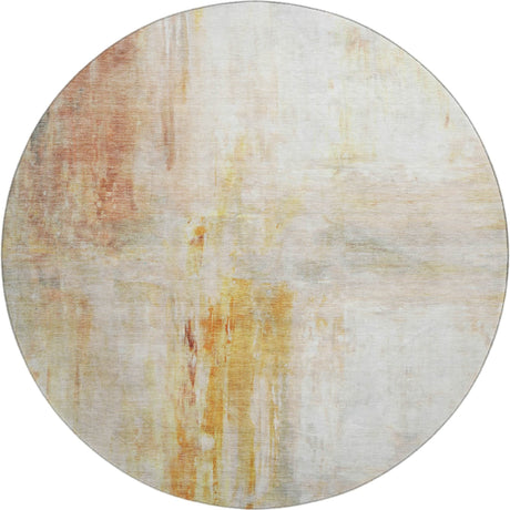 Dalyn Ravenna RN2 Paprika Rug round rug