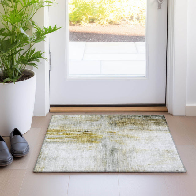 Dalyn Ravenna RN2 Taupe Rug shown in a room