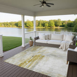 Dalyn Ravenna RN2 Taupe Rug outdoor lifestyle image