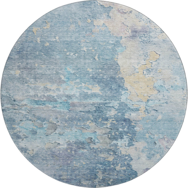 Dalyn Ravenna RN3 Blue Rug round rug