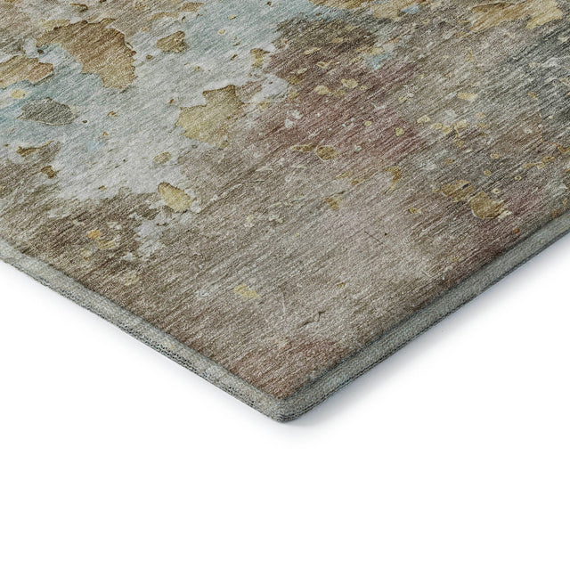 Dalyn Ravenna RN3 Brown Rug corner detail