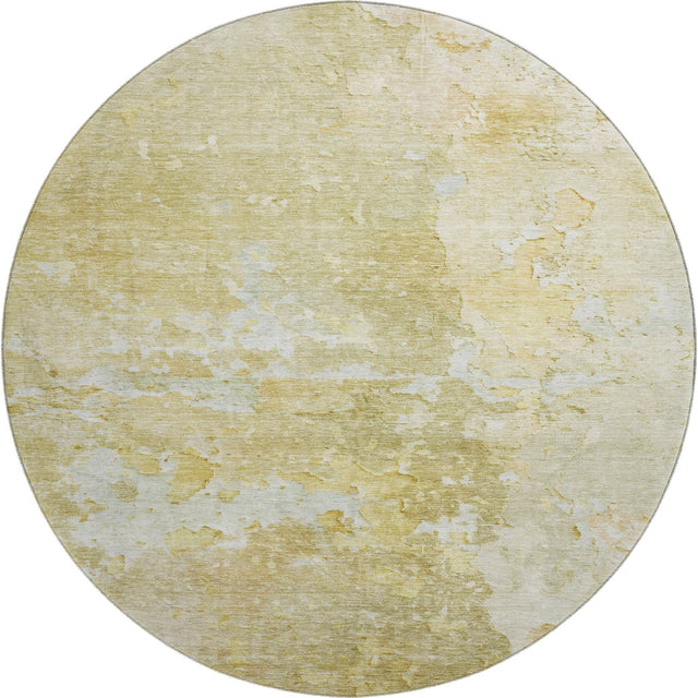Dalyn Ravenna RN3 Gold Rug round rug
