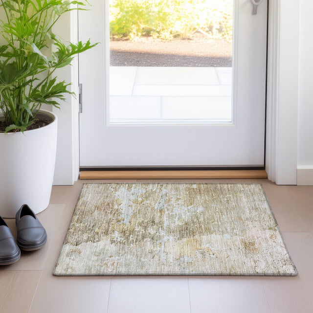 Dalyn Ravenna RN3 Khaki Rug shown in a room