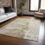 Dalyn Ravenna RN3 Khaki Rug shown in a room
