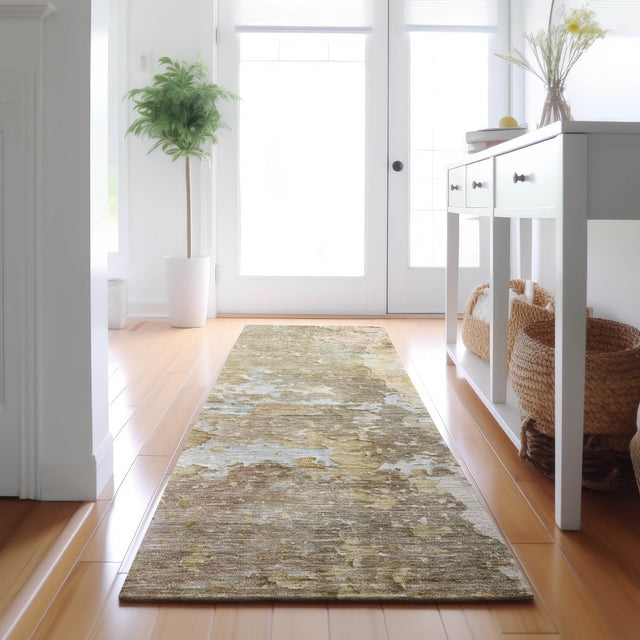 Dalyn Ravenna RN3 Khaki Rug shown in a room