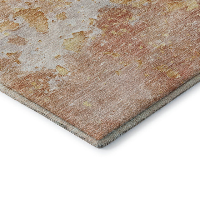 Dalyn Ravenna RN3 Salmon Rug corner detail