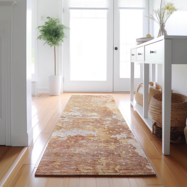 Dalyn Ravenna RN3 Salmon Rug shown in a room