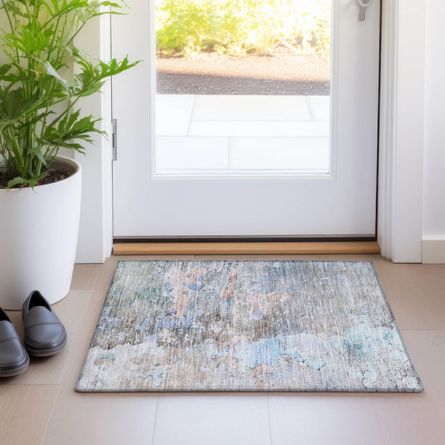 Dalyn Ravenna RN3 Taupe Rug shown in a room