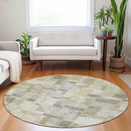 Dalyn Ravenna RN4 Beige Rug shown in a room