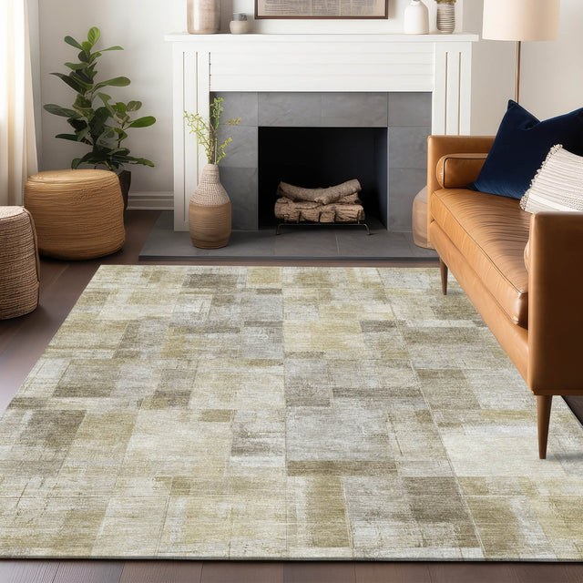 Dalyn Ravenna RN4 Beige Rug shown in a room