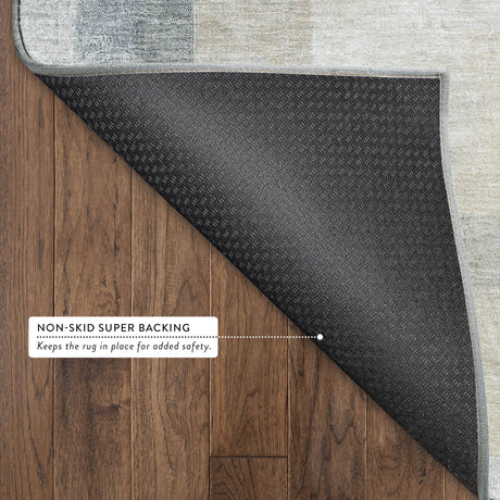 Dalyn Ravenna RN4 Denim Rug backing detail