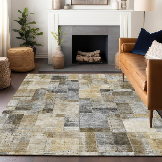 Dalyn Ravenna RN4 Granite Rug shown in a room