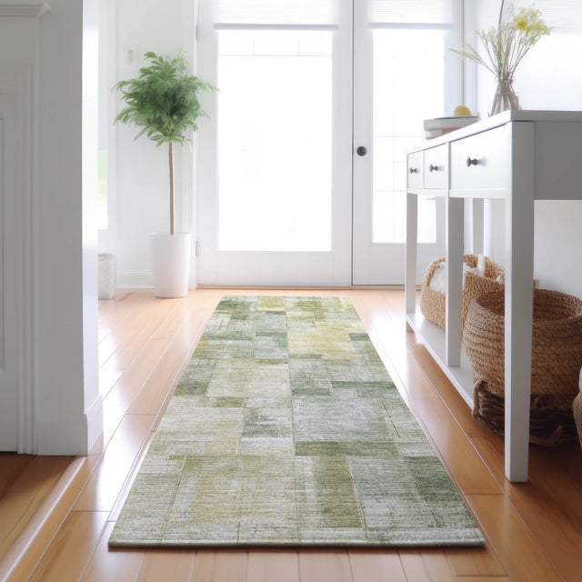 Dalyn Ravenna RN4 Sage Rug shown in a room