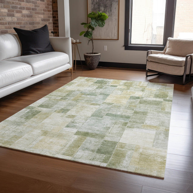 Dalyn Ravenna RN4 Sage Rug shown in a room