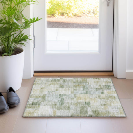 Dalyn Ravenna RN4 Sage Rug shown in a room