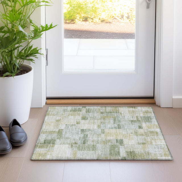 Dalyn Ravenna RN4 Sage Rug shown in a room