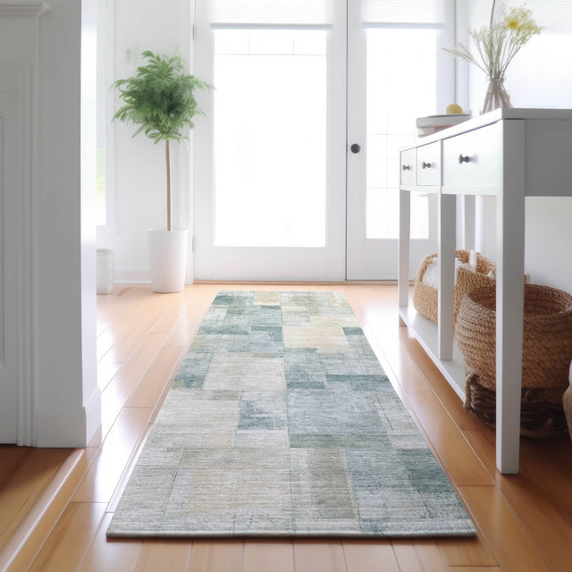 Dalyn Ravenna RN4 Seafoam Rug shown in a room