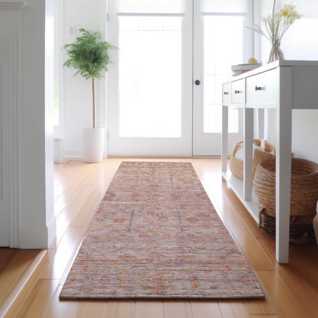 Dalyn Ravenna RN5 Coral Rug shown in a room