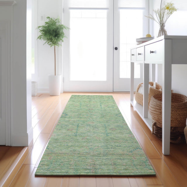 Dalyn Ravenna RN5 Seafoam Rug shown in a room
