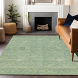 Dalyn Ravenna RN5 Seafoam Rug shown in a room