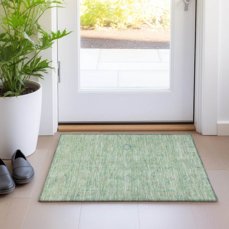 Dalyn Ravenna RN5 Seafoam Rug shown in a room