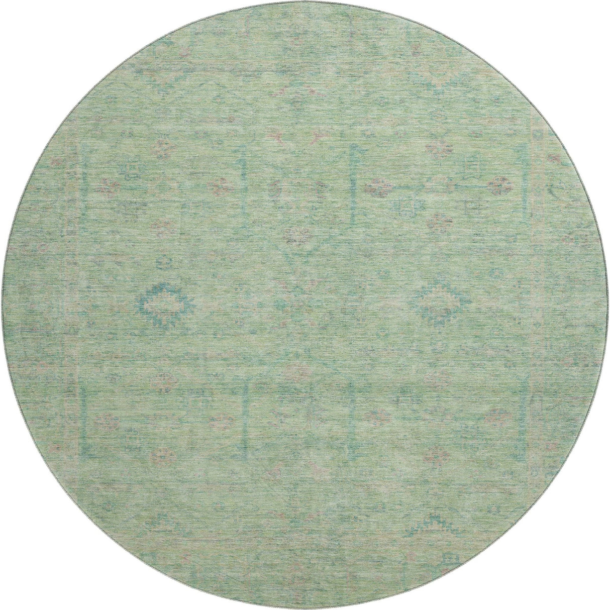 Dalyn Ravenna RN5 Seafoam Rug round rug