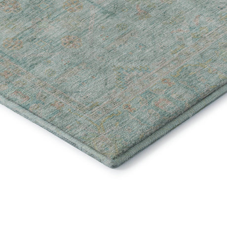 Dalyn Ravenna RN5 Sky Rug corner detail
