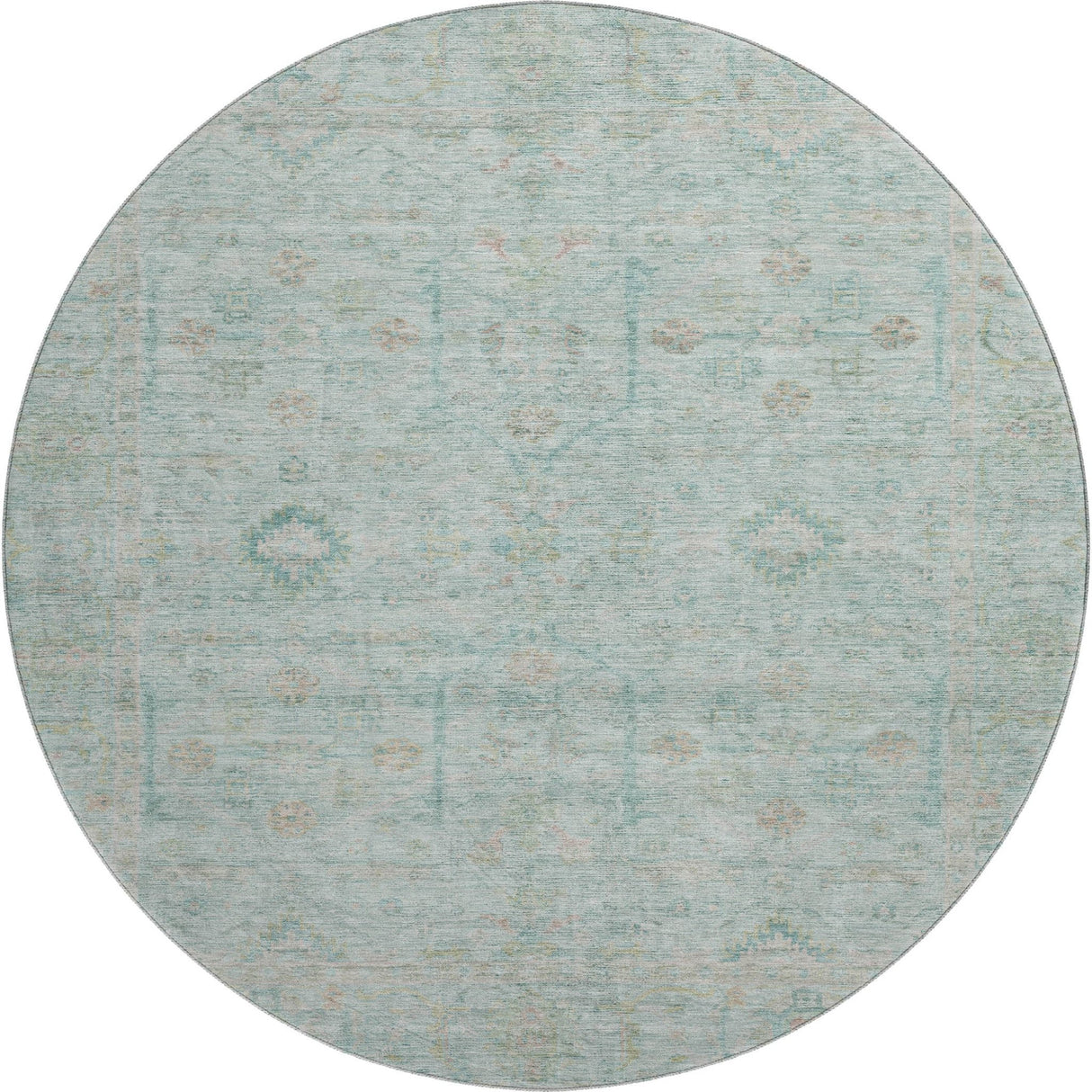Dalyn Ravenna RN5 Sky Rug round rug